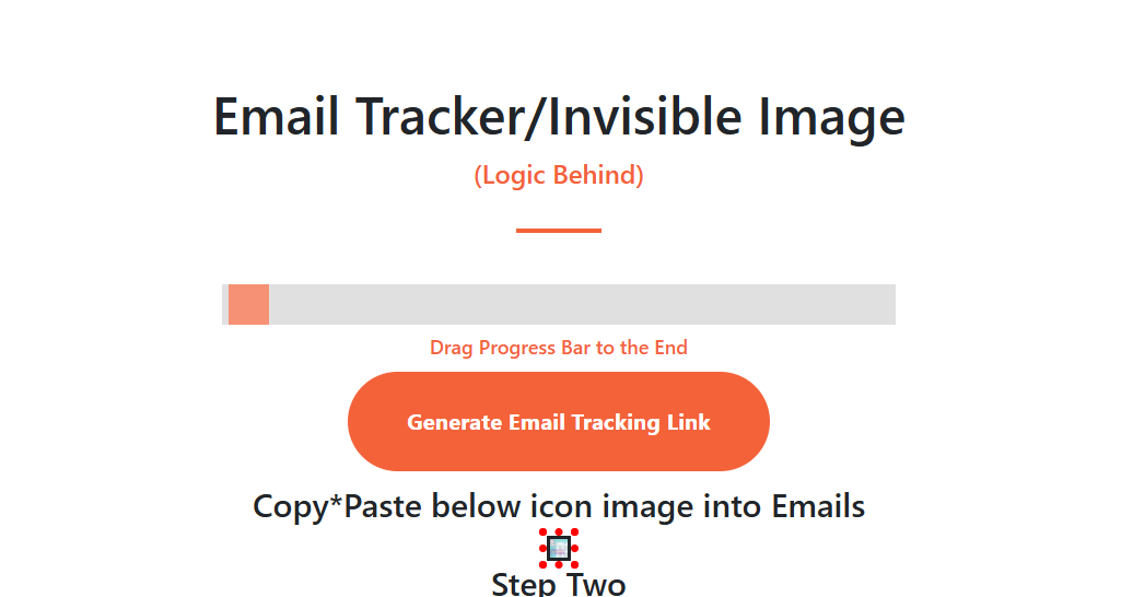 Email tracking and pixel illustration